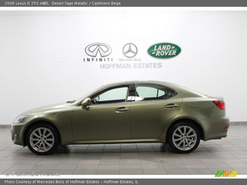 Desert Sage Metallic / Cashmere Beige 2006 Lexus IS 250 AWD