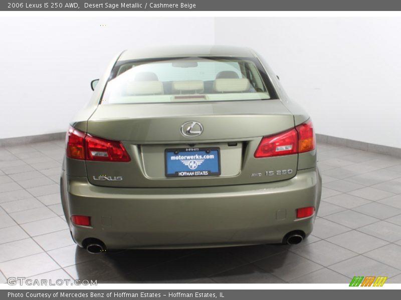Desert Sage Metallic / Cashmere Beige 2006 Lexus IS 250 AWD