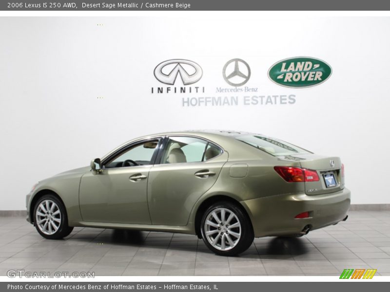 Desert Sage Metallic / Cashmere Beige 2006 Lexus IS 250 AWD