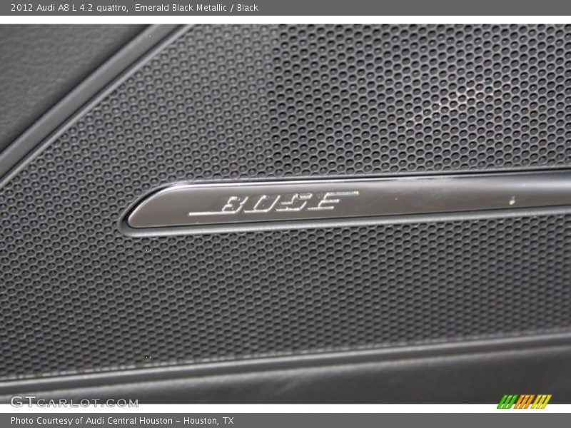 Emerald Black Metallic / Black 2012 Audi A8 L 4.2 quattro