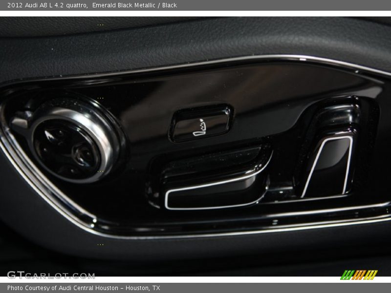 Emerald Black Metallic / Black 2012 Audi A8 L 4.2 quattro