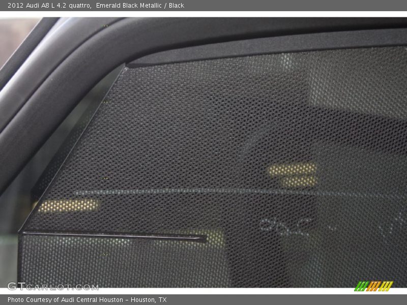 Emerald Black Metallic / Black 2012 Audi A8 L 4.2 quattro