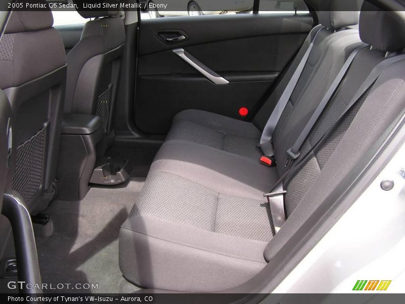Liquid Silver Metallic / Ebony 2005 Pontiac G6 Sedan