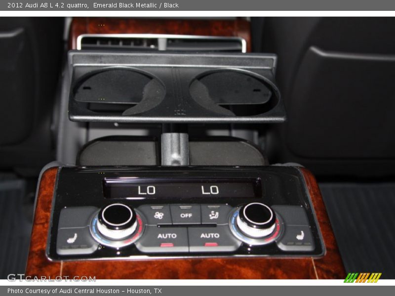 Emerald Black Metallic / Black 2012 Audi A8 L 4.2 quattro
