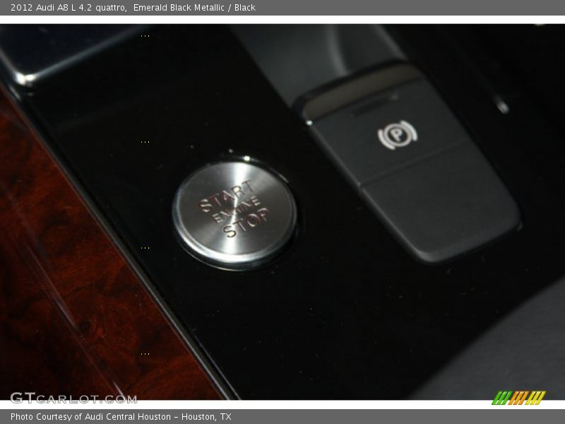 Emerald Black Metallic / Black 2012 Audi A8 L 4.2 quattro