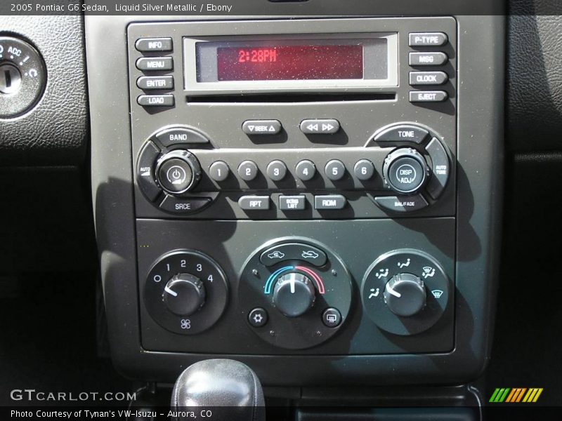 Liquid Silver Metallic / Ebony 2005 Pontiac G6 Sedan