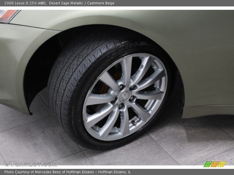 Desert Sage Metallic / Cashmere Beige 2006 Lexus IS 250 AWD
