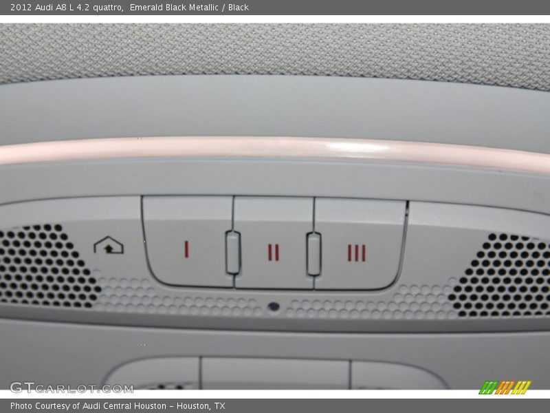 Emerald Black Metallic / Black 2012 Audi A8 L 4.2 quattro