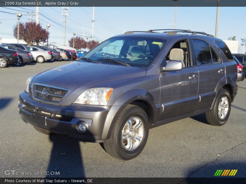 Alpine Gray / Gray 2006 Kia Sorento LX