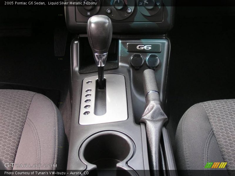 Liquid Silver Metallic / Ebony 2005 Pontiac G6 Sedan
