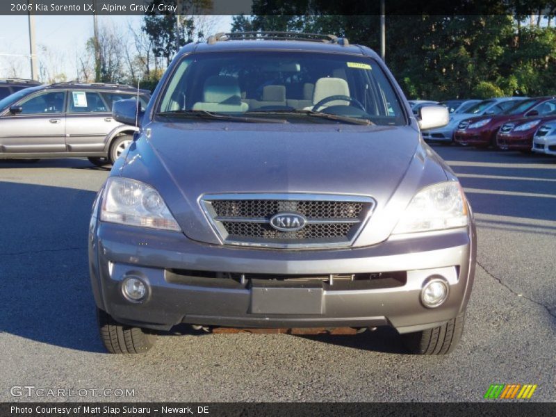Alpine Gray / Gray 2006 Kia Sorento LX