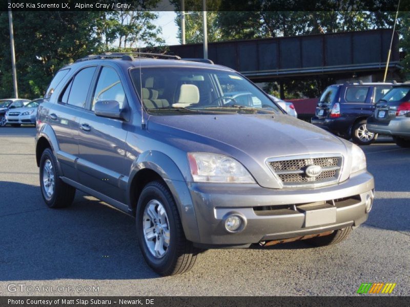 Alpine Gray / Gray 2006 Kia Sorento LX