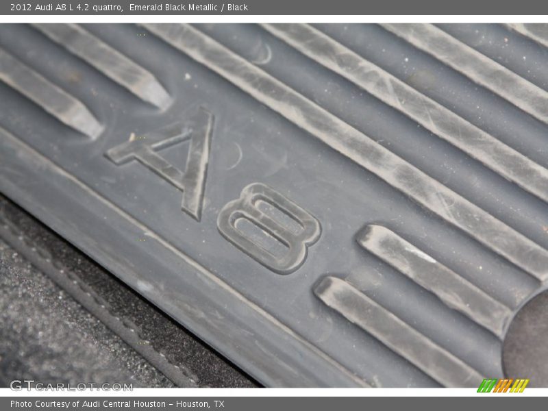 Emerald Black Metallic / Black 2012 Audi A8 L 4.2 quattro
