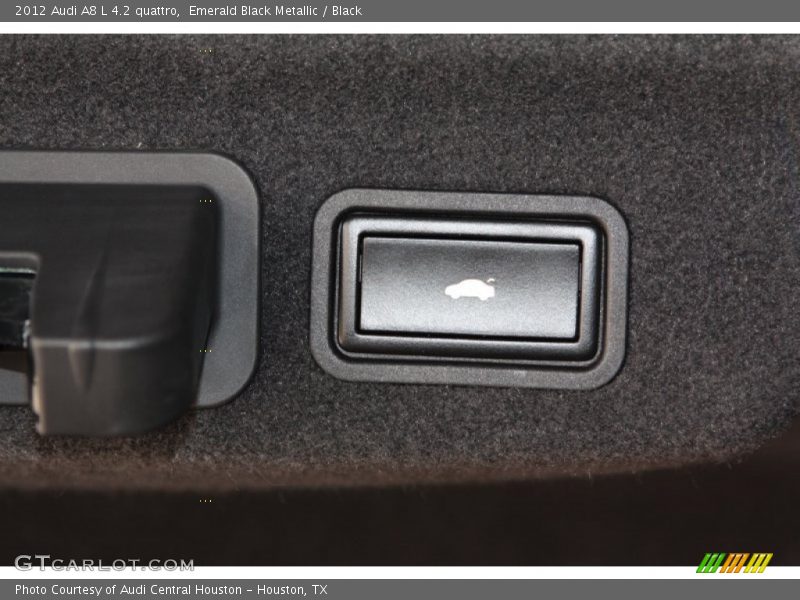 Emerald Black Metallic / Black 2012 Audi A8 L 4.2 quattro