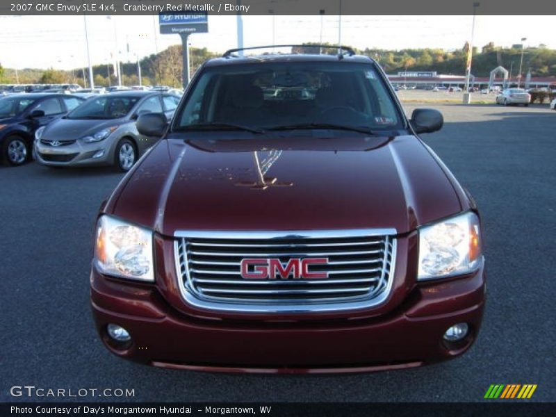 Cranberry Red Metallic / Ebony 2007 GMC Envoy SLE 4x4