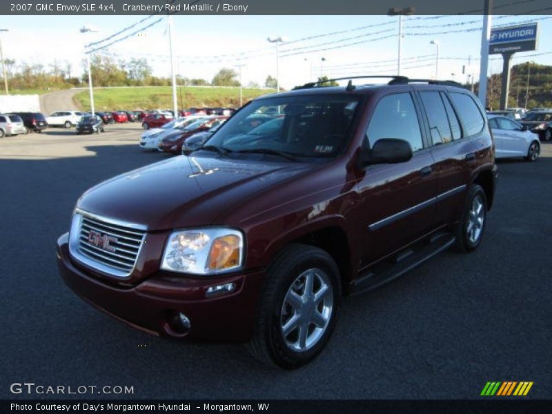Cranberry Red Metallic / Ebony 2007 GMC Envoy SLE 4x4