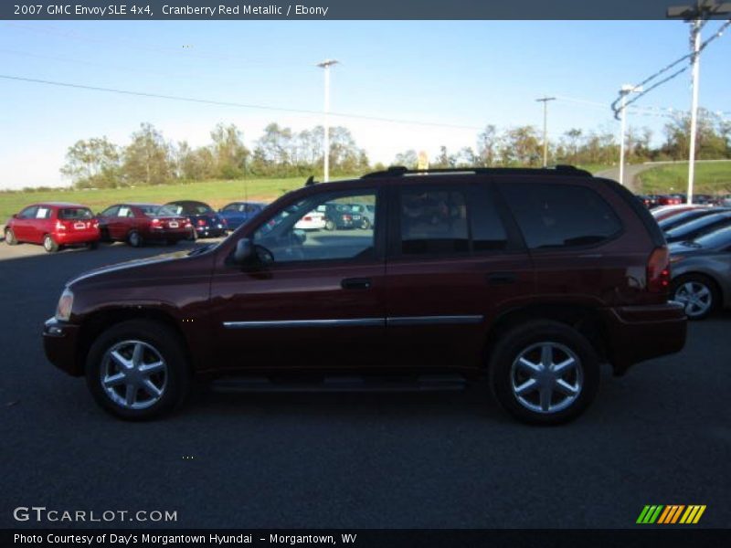 Cranberry Red Metallic / Ebony 2007 GMC Envoy SLE 4x4