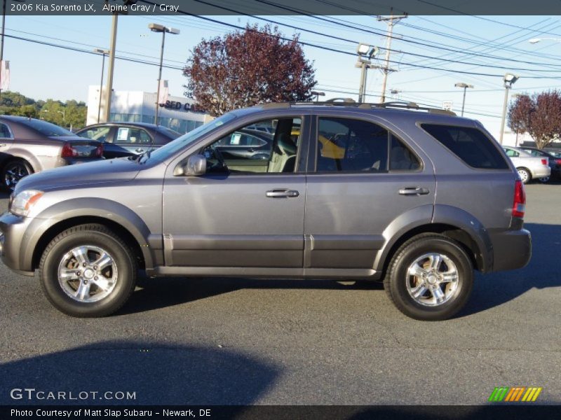Alpine Gray / Gray 2006 Kia Sorento LX
