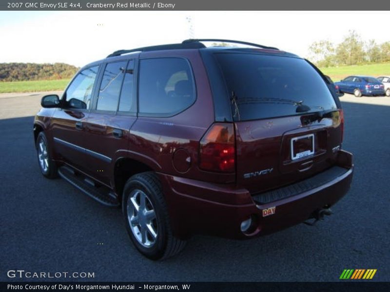 Cranberry Red Metallic / Ebony 2007 GMC Envoy SLE 4x4