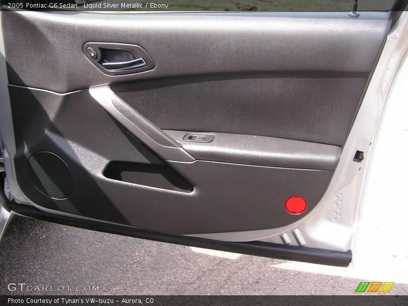 Liquid Silver Metallic / Ebony 2005 Pontiac G6 Sedan