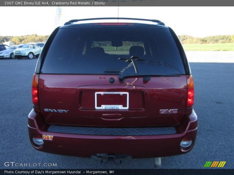 Cranberry Red Metallic / Ebony 2007 GMC Envoy SLE 4x4