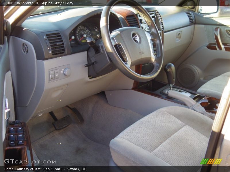 Alpine Gray / Gray 2006 Kia Sorento LX