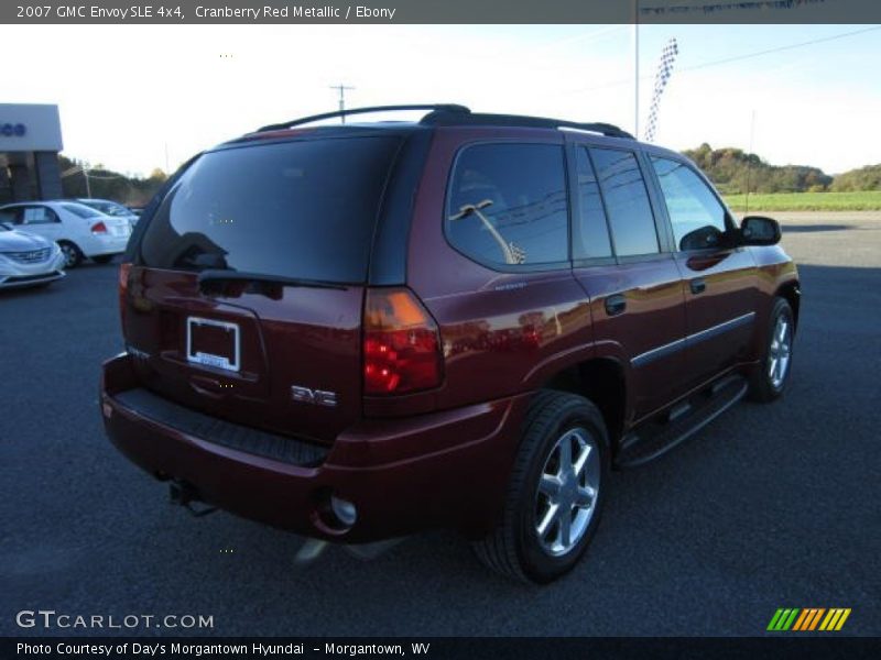 Cranberry Red Metallic / Ebony 2007 GMC Envoy SLE 4x4