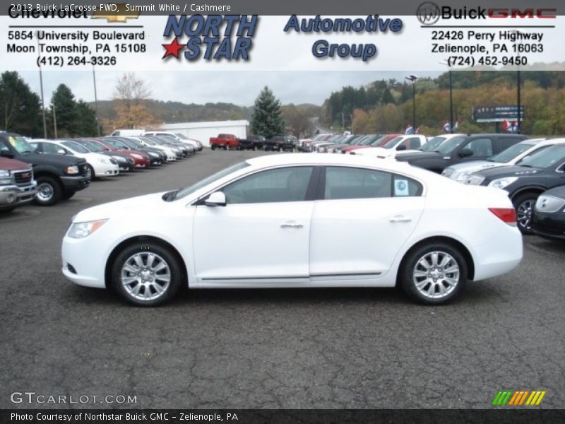 Summit White / Cashmere 2013 Buick LaCrosse FWD