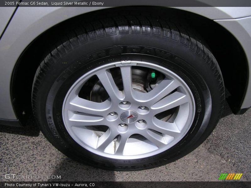 Liquid Silver Metallic / Ebony 2005 Pontiac G6 Sedan