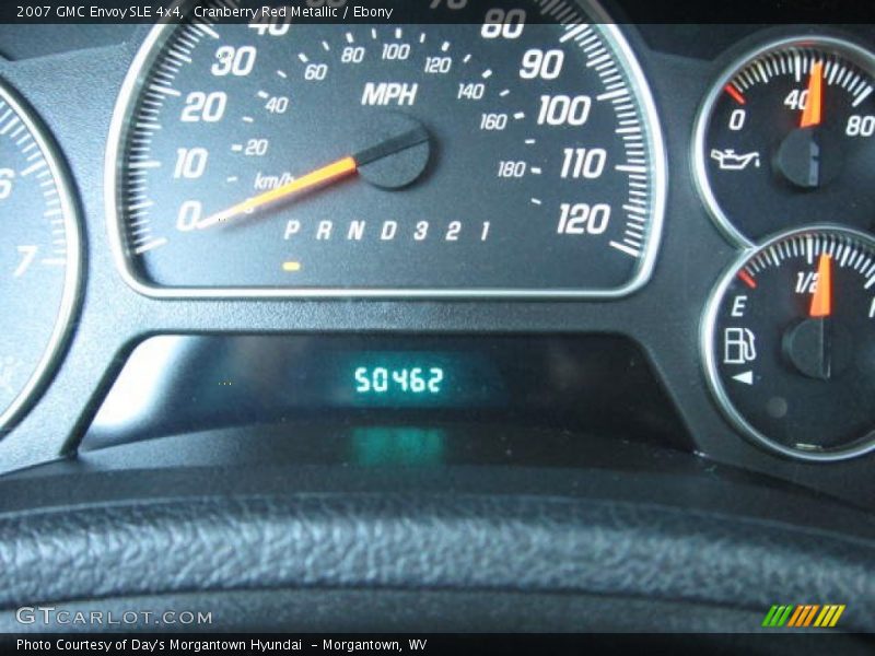 Cranberry Red Metallic / Ebony 2007 GMC Envoy SLE 4x4