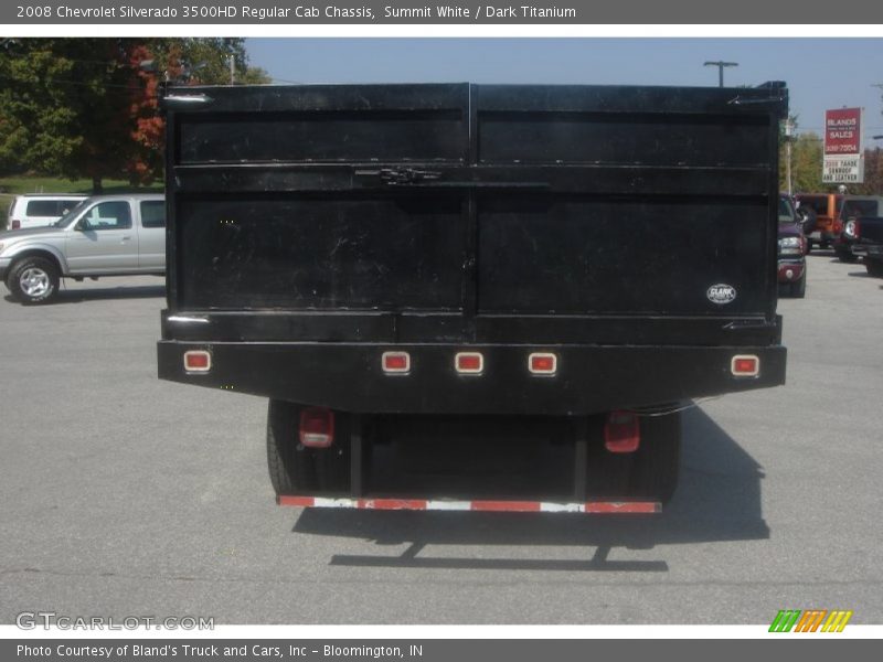 Summit White / Dark Titanium 2008 Chevrolet Silverado 3500HD Regular Cab Chassis