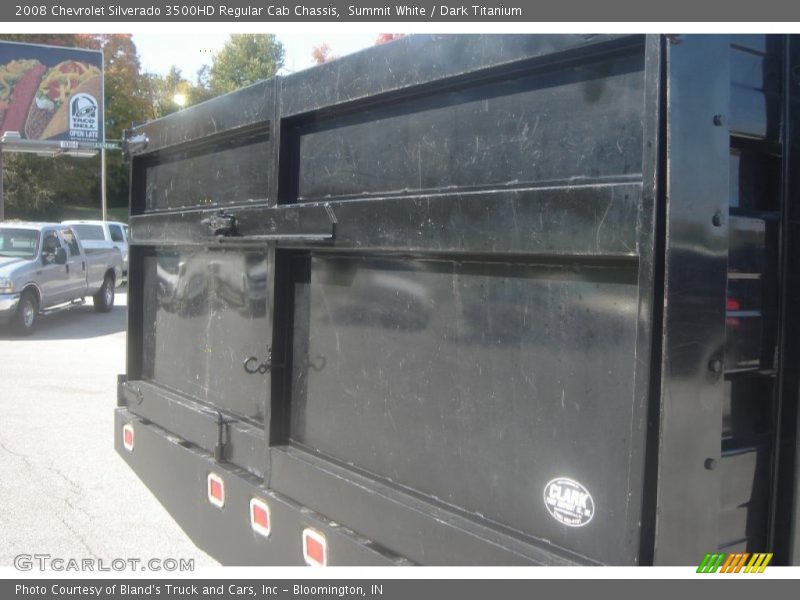 Summit White / Dark Titanium 2008 Chevrolet Silverado 3500HD Regular Cab Chassis