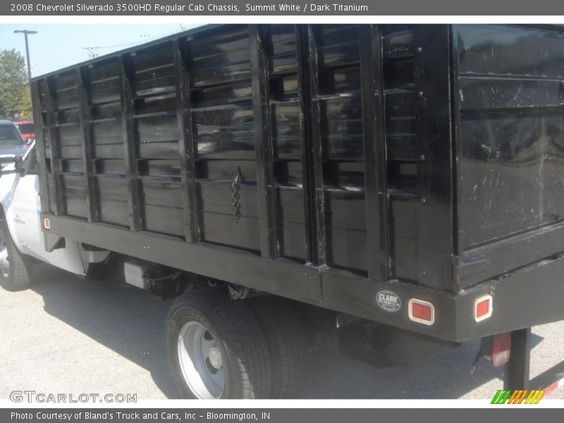 Summit White / Dark Titanium 2008 Chevrolet Silverado 3500HD Regular Cab Chassis