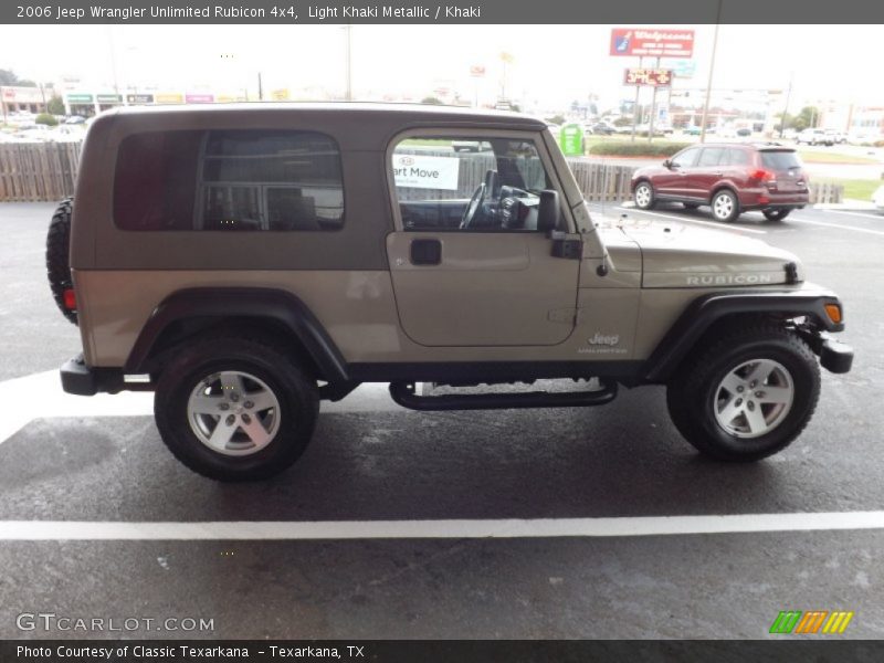 Light Khaki Metallic / Khaki 2006 Jeep Wrangler Unlimited Rubicon 4x4