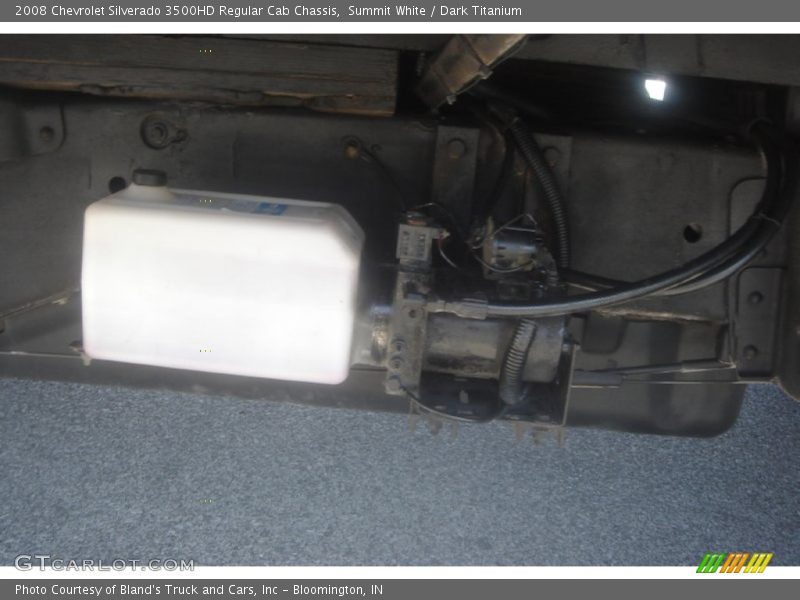 Summit White / Dark Titanium 2008 Chevrolet Silverado 3500HD Regular Cab Chassis
