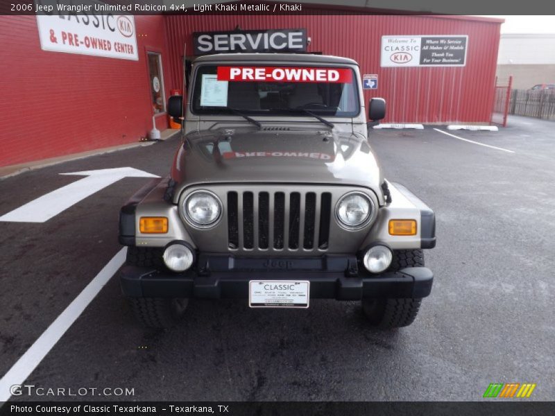 Light Khaki Metallic / Khaki 2006 Jeep Wrangler Unlimited Rubicon 4x4