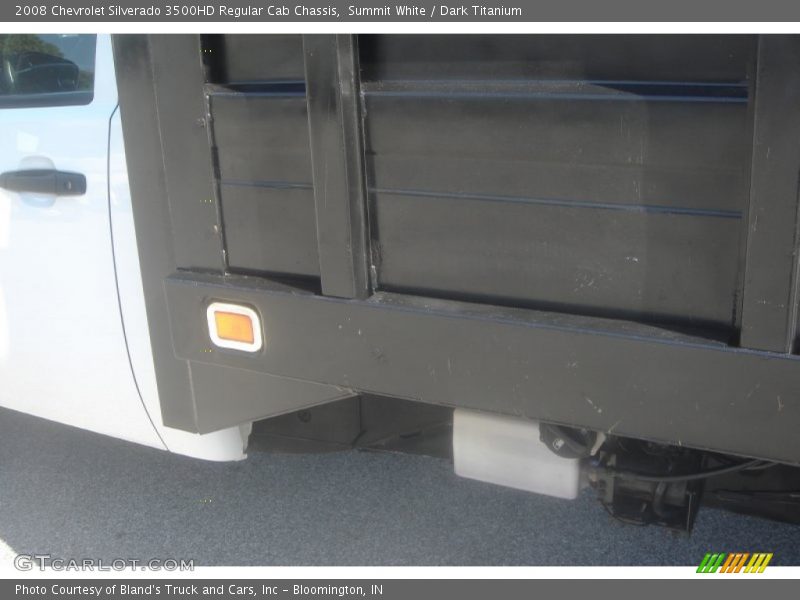 Summit White / Dark Titanium 2008 Chevrolet Silverado 3500HD Regular Cab Chassis