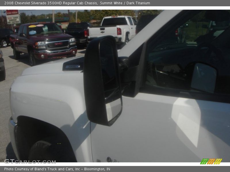 Summit White / Dark Titanium 2008 Chevrolet Silverado 3500HD Regular Cab Chassis