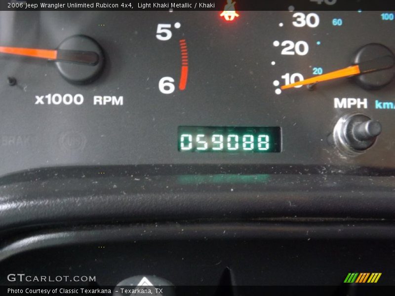 Light Khaki Metallic / Khaki 2006 Jeep Wrangler Unlimited Rubicon 4x4