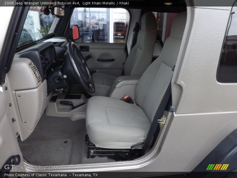Light Khaki Metallic / Khaki 2006 Jeep Wrangler Unlimited Rubicon 4x4