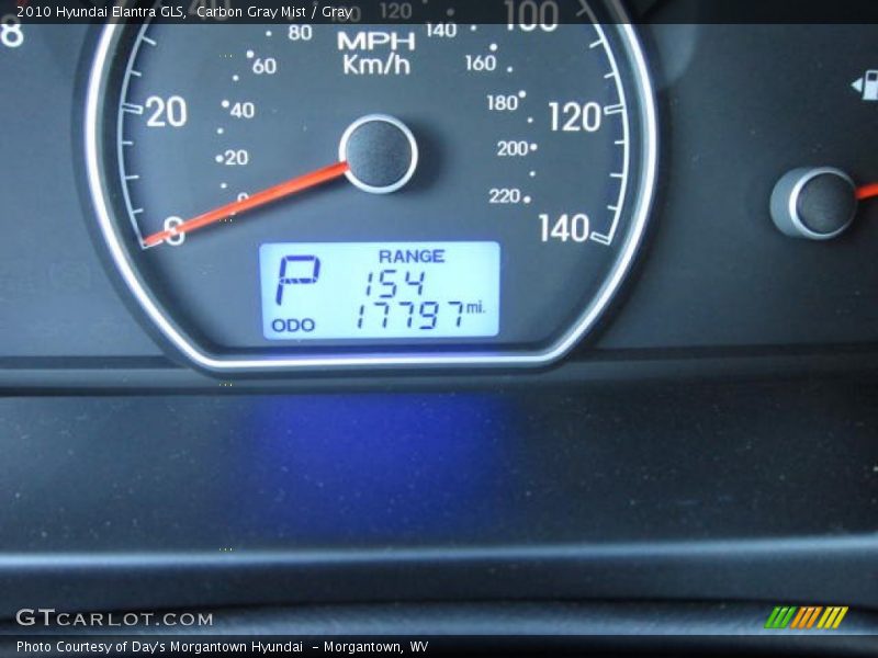 Carbon Gray Mist / Gray 2010 Hyundai Elantra GLS