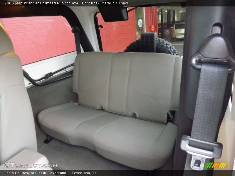 Light Khaki Metallic / Khaki 2006 Jeep Wrangler Unlimited Rubicon 4x4