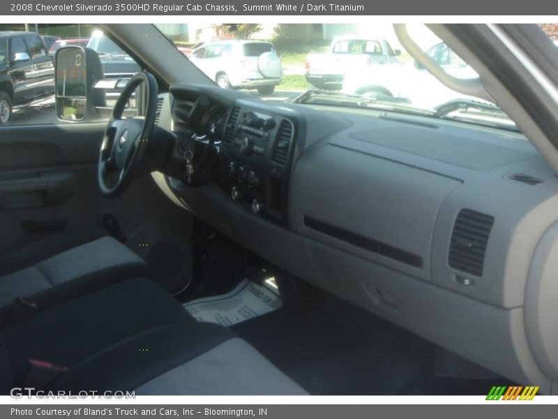 Summit White / Dark Titanium 2008 Chevrolet Silverado 3500HD Regular Cab Chassis