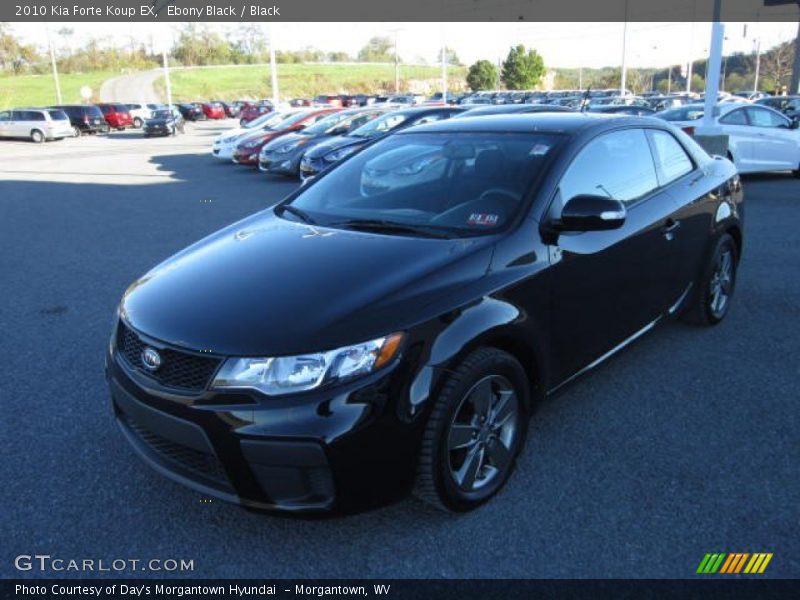 Ebony Black / Black 2010 Kia Forte Koup EX