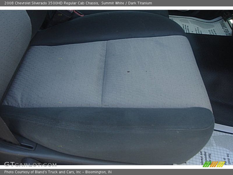Summit White / Dark Titanium 2008 Chevrolet Silverado 3500HD Regular Cab Chassis