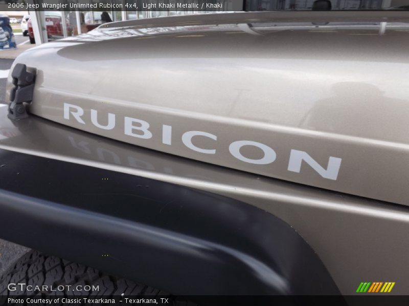 Light Khaki Metallic / Khaki 2006 Jeep Wrangler Unlimited Rubicon 4x4