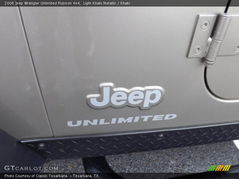 Light Khaki Metallic / Khaki 2006 Jeep Wrangler Unlimited Rubicon 4x4