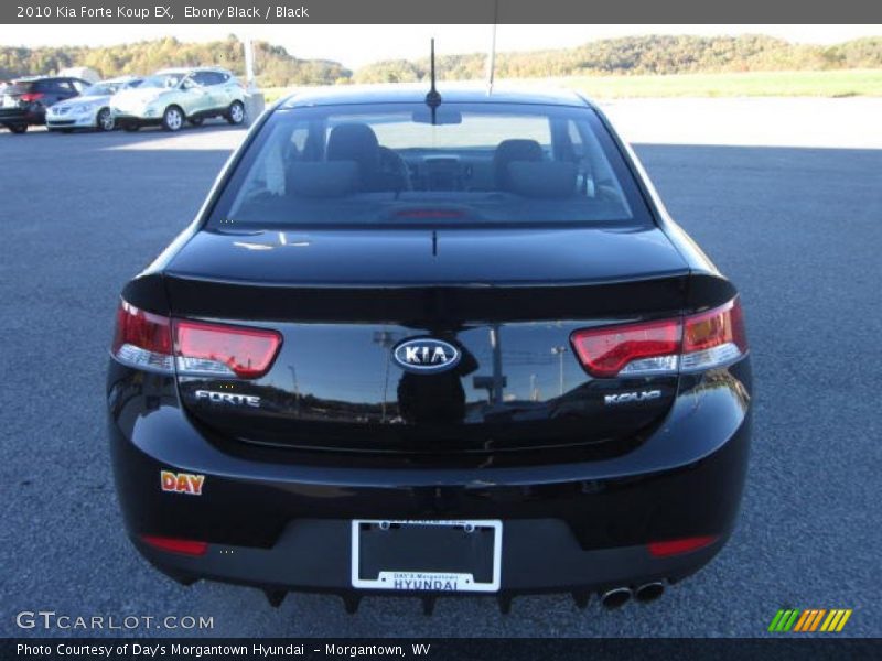 Ebony Black / Black 2010 Kia Forte Koup EX