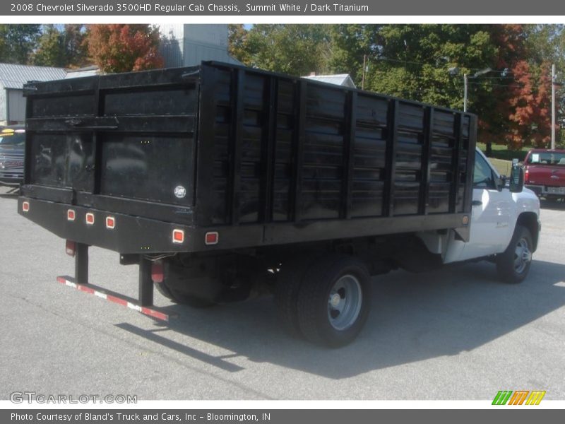 Summit White / Dark Titanium 2008 Chevrolet Silverado 3500HD Regular Cab Chassis