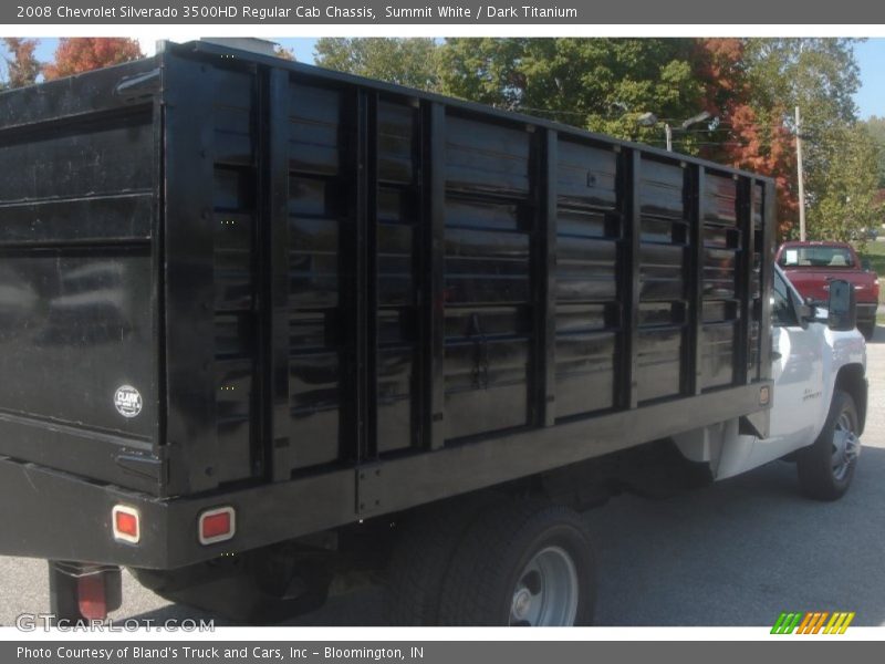 Summit White / Dark Titanium 2008 Chevrolet Silverado 3500HD Regular Cab Chassis